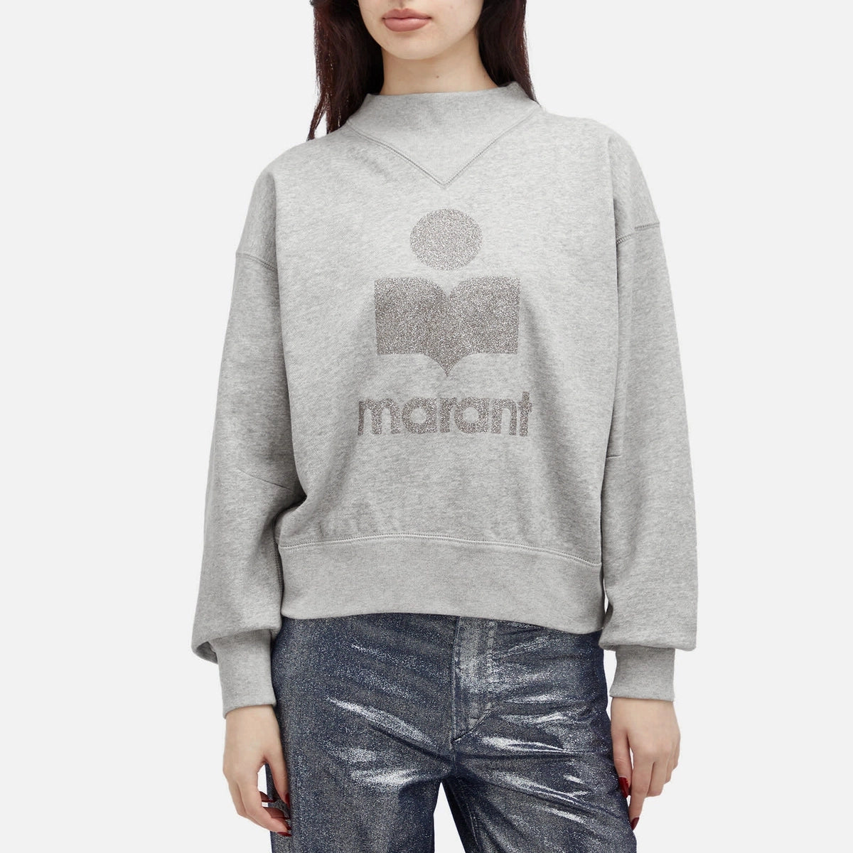 Isabel Marant Etoile "Moby" Sweatshirt in Grey, size 38 (fits like size Small).
