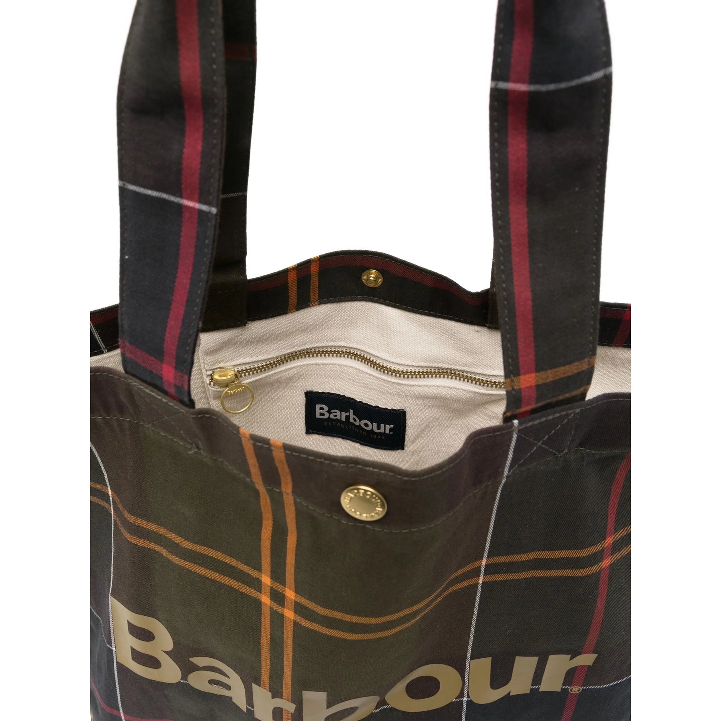 Barbour "Telfield" Tartan Tote Bag