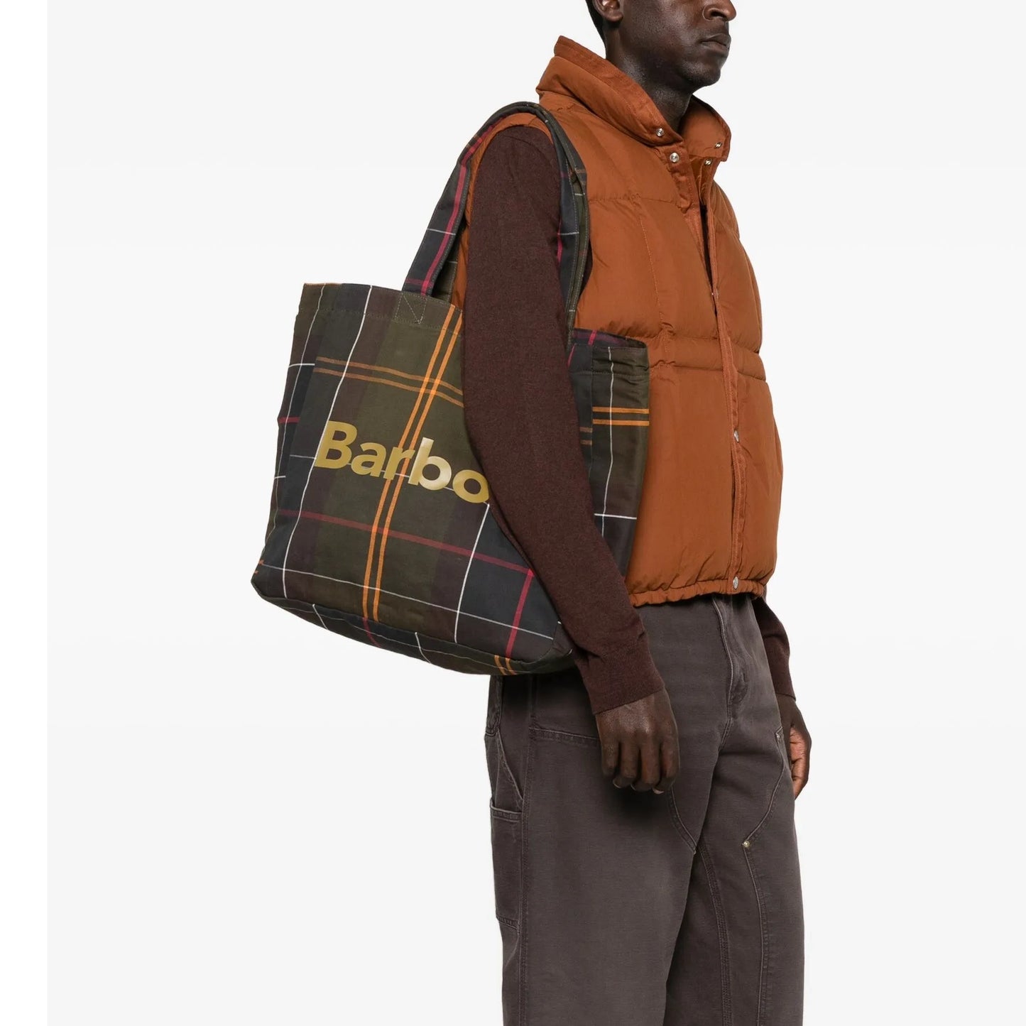 Barbour "Telfield" Tartan Tote Bag