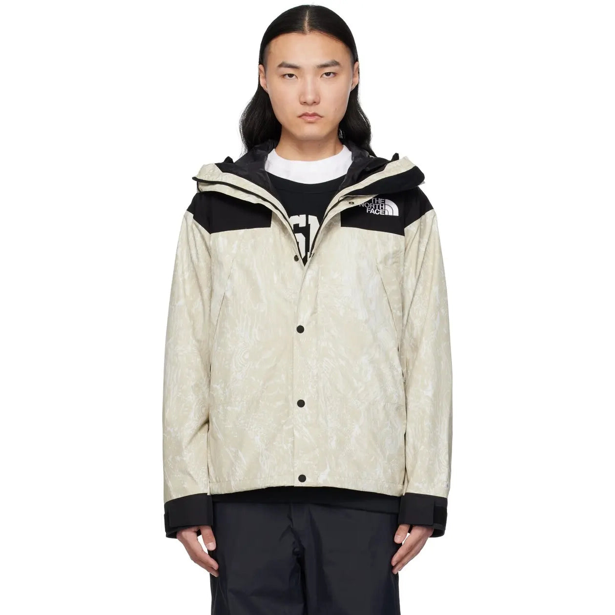 ** MENS ** The North Face "GTX Mountain Jacket" in "Gravel", size Medium