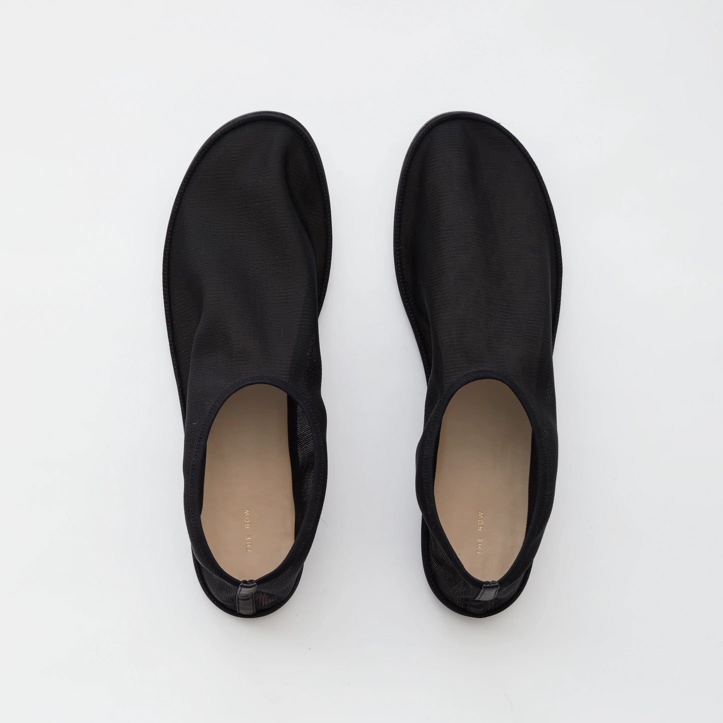 The Row Sock Flats in Black, size 38
