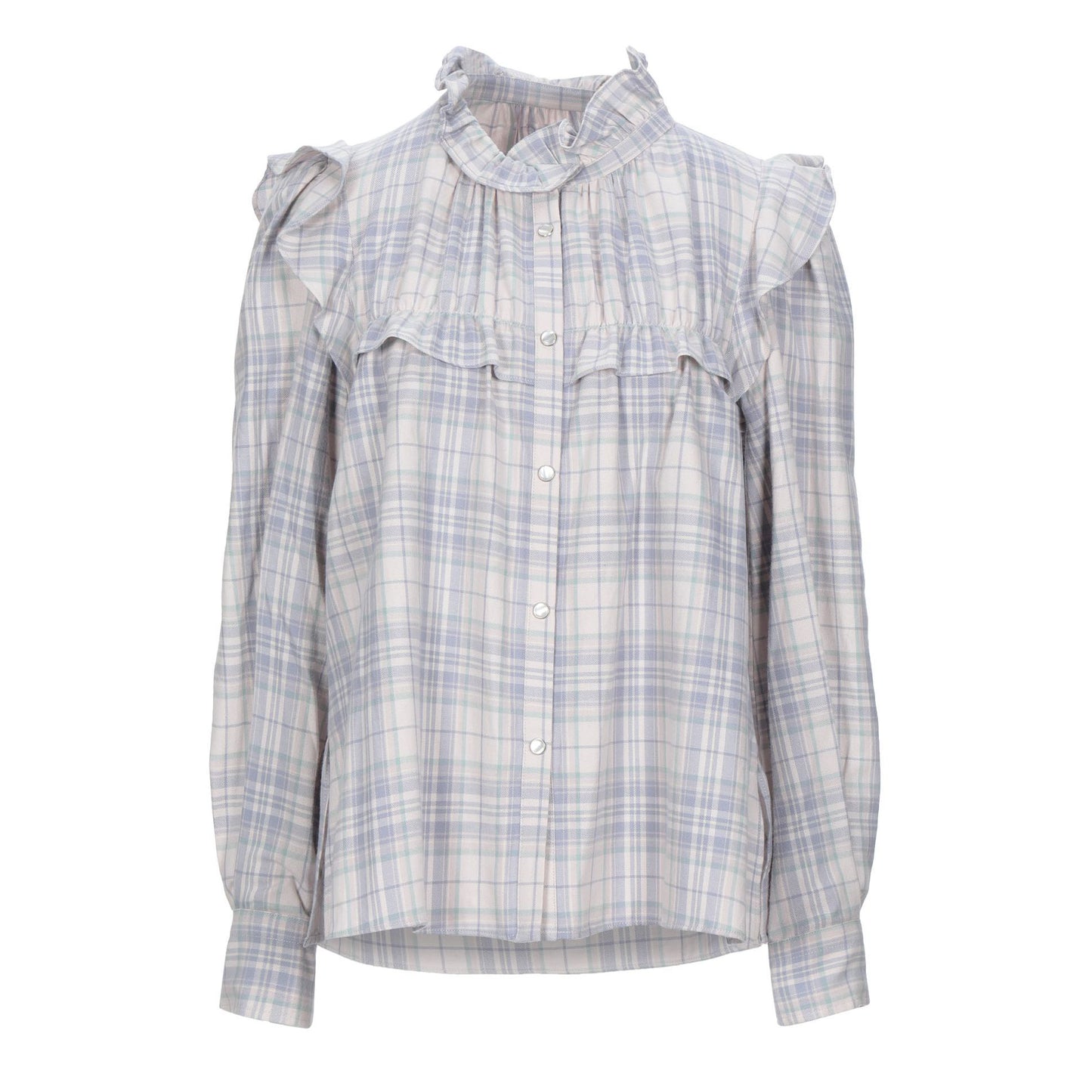 Isabel Marant Etoile "Idety" Plaid Blouse, size 36 (like a Small)