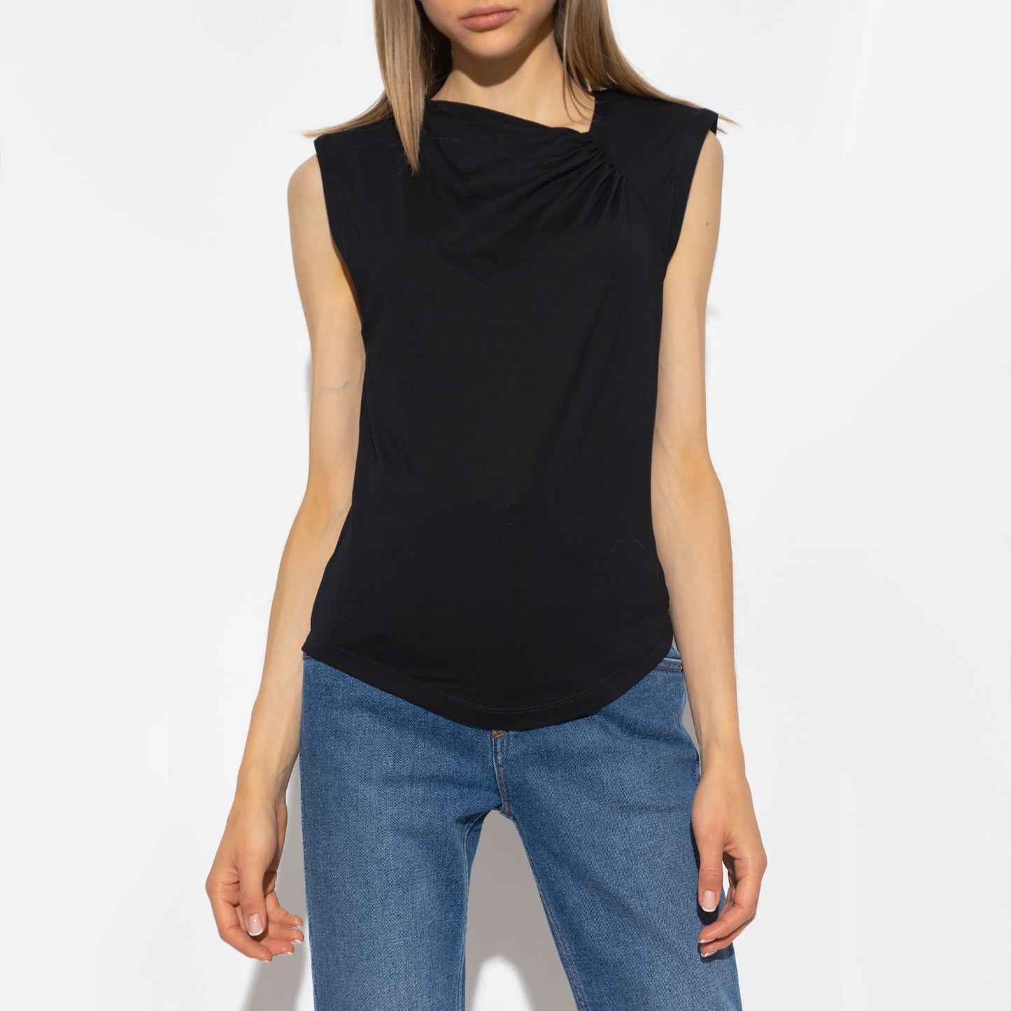 Isabel Marant "Fedi" Tee Shirt in Black, size Medium (fits S/M)