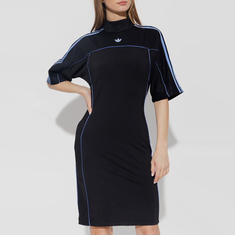 Adidas Originals Fitted Dress in Black, size Small