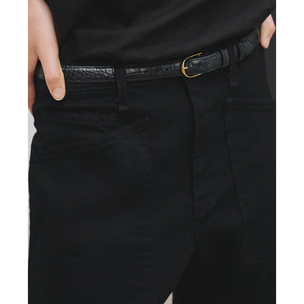Nili Lotan "Shon" Jeans in "Black", size 24 (fits like 25)