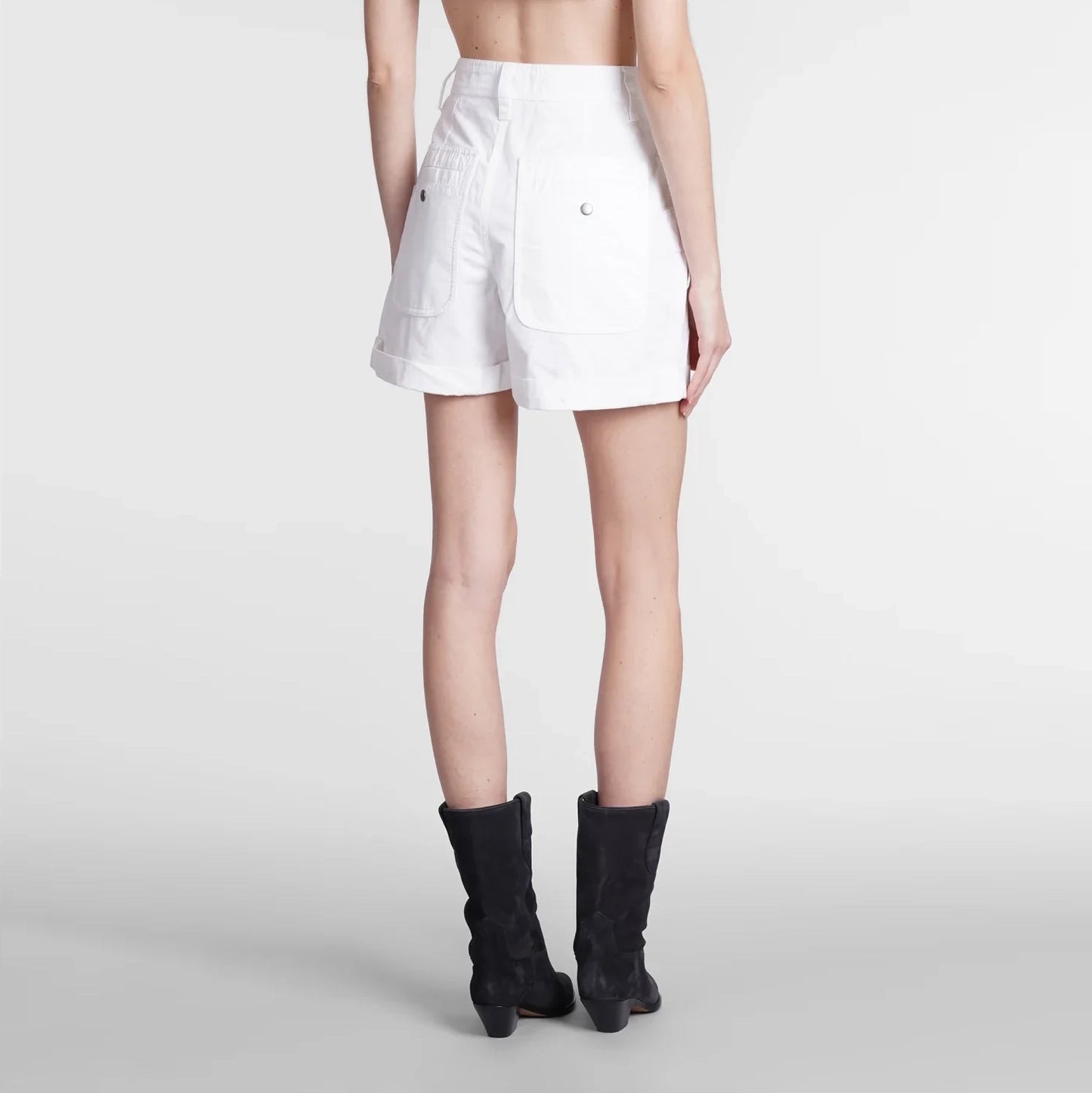 Isabel Marant Etoile "Rachel" Shorts in White, size 36 (size 2/4)