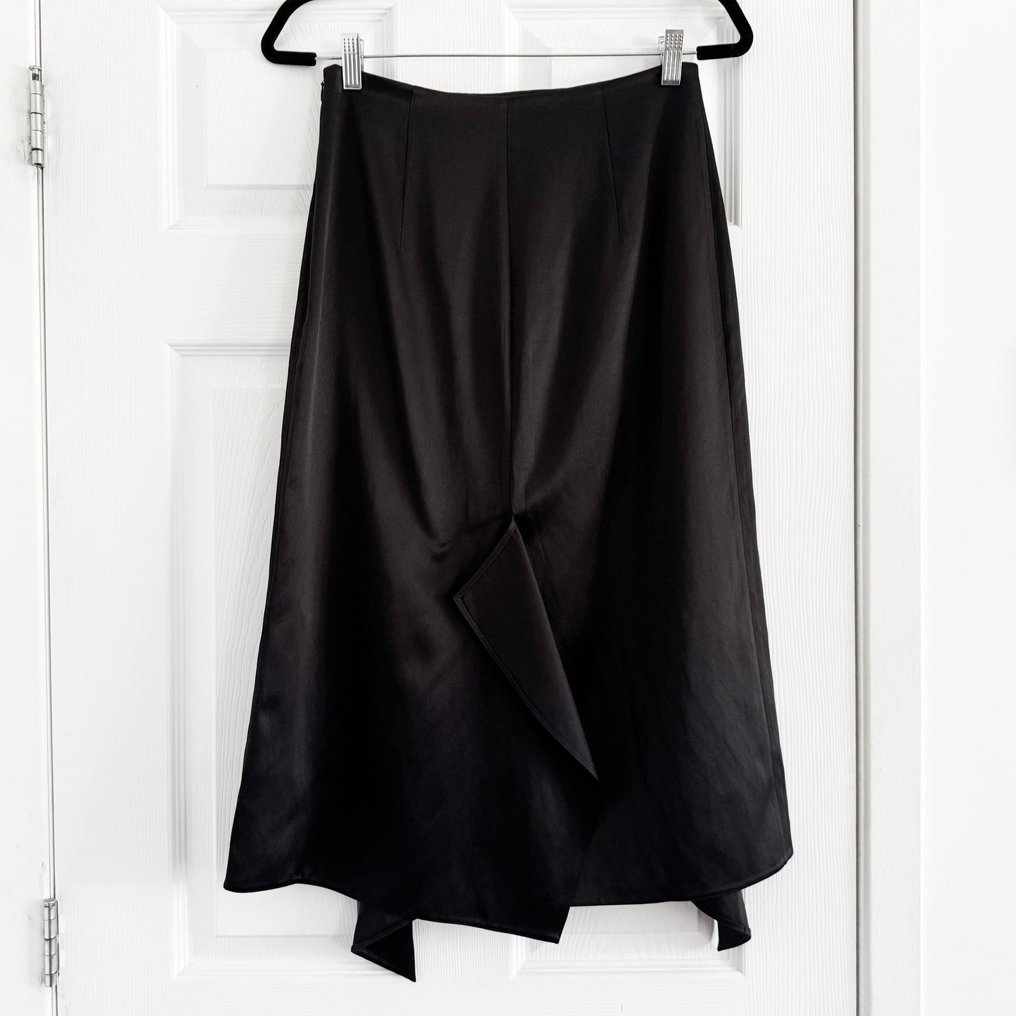 44OME Satin Skirt in Black, size Medium (fits size Small)