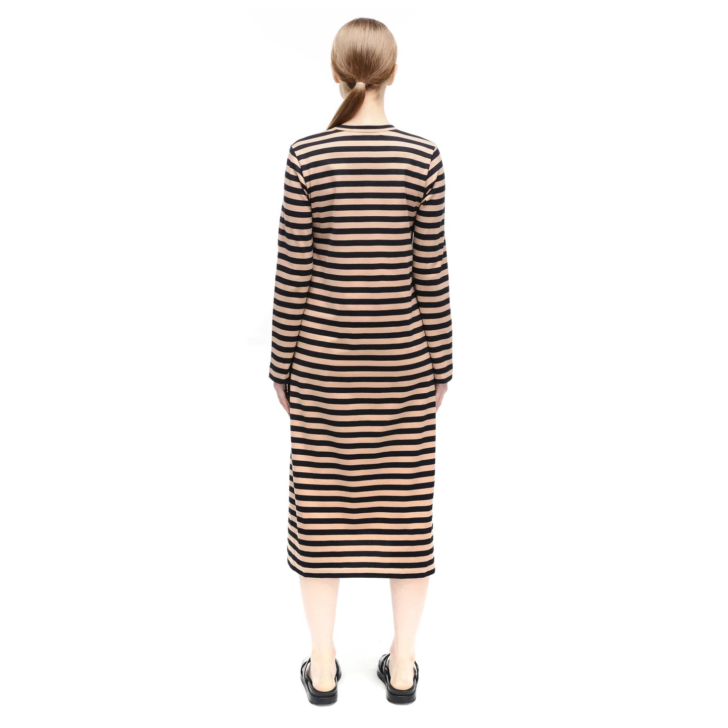 Comme des Garcons Striped Tee Shirt Dress, Size Medium (fits S/M)
