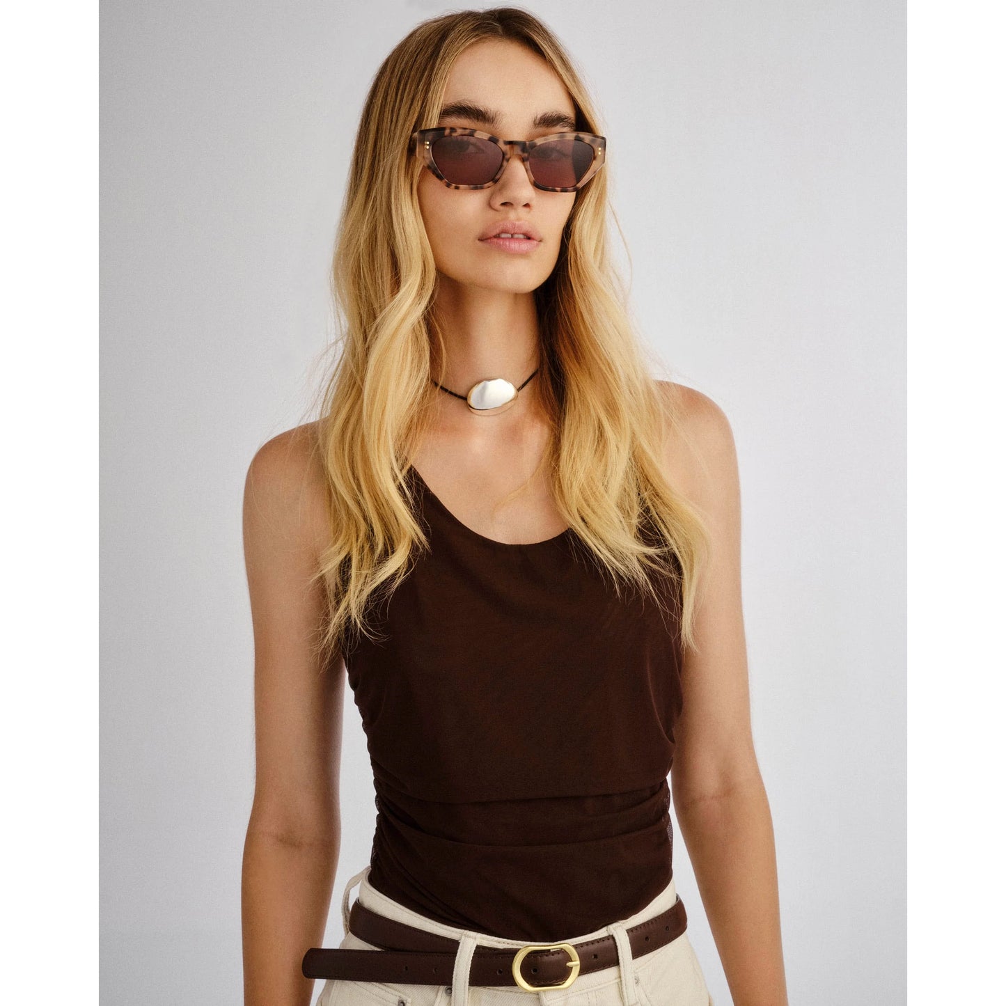 Lou Luv "The Sydney" Sunglasses in "Cream Tort"