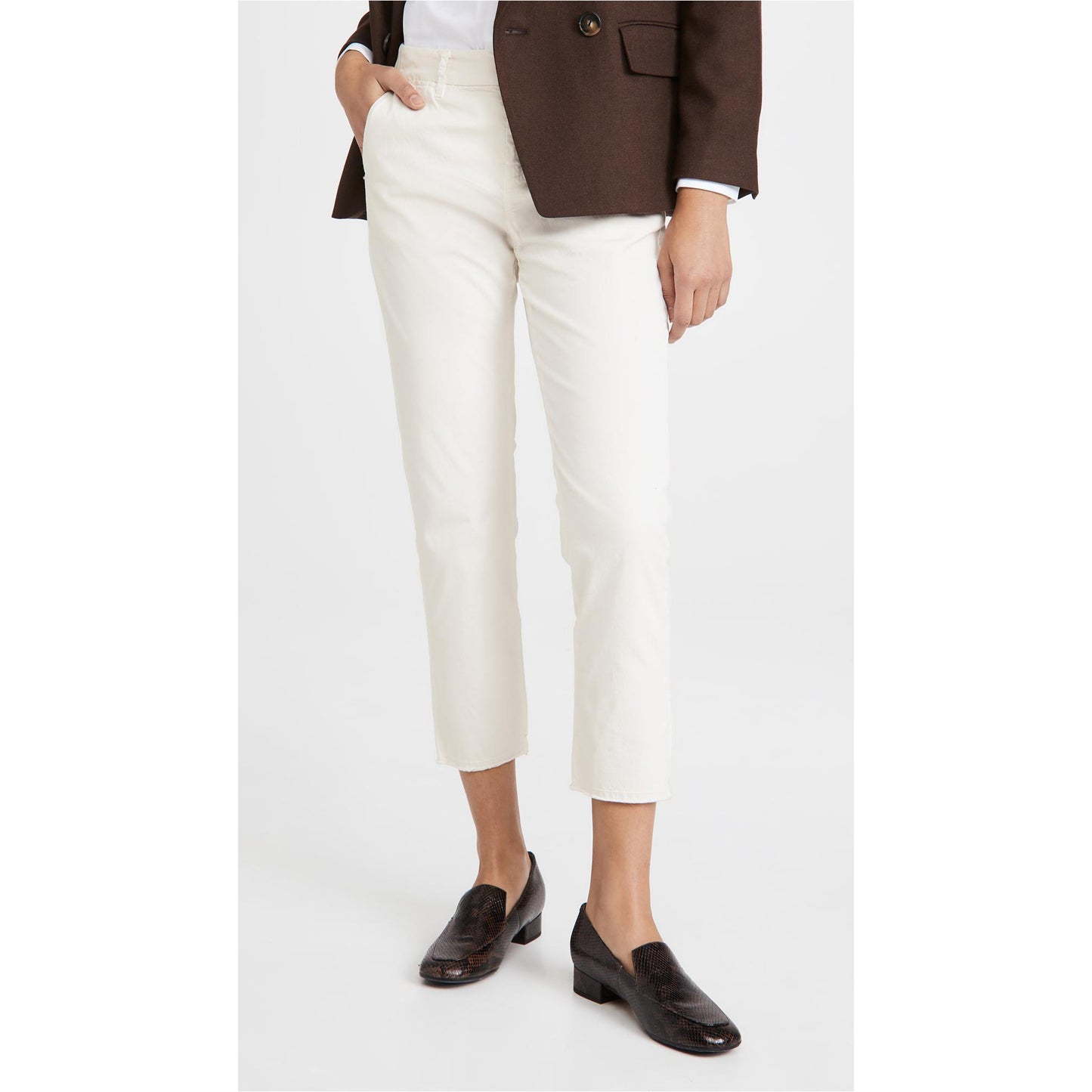 Nili Lotan "Montauk" Pant in Eggshell, size 6