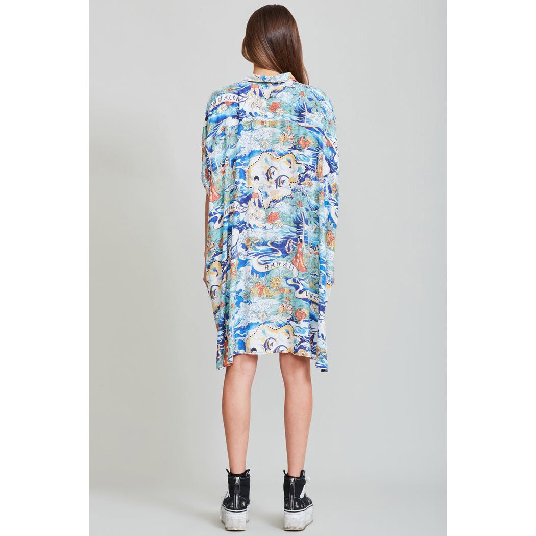R13 Oversize Boxy Hawaiian Dress, size XXS (fits like XS)