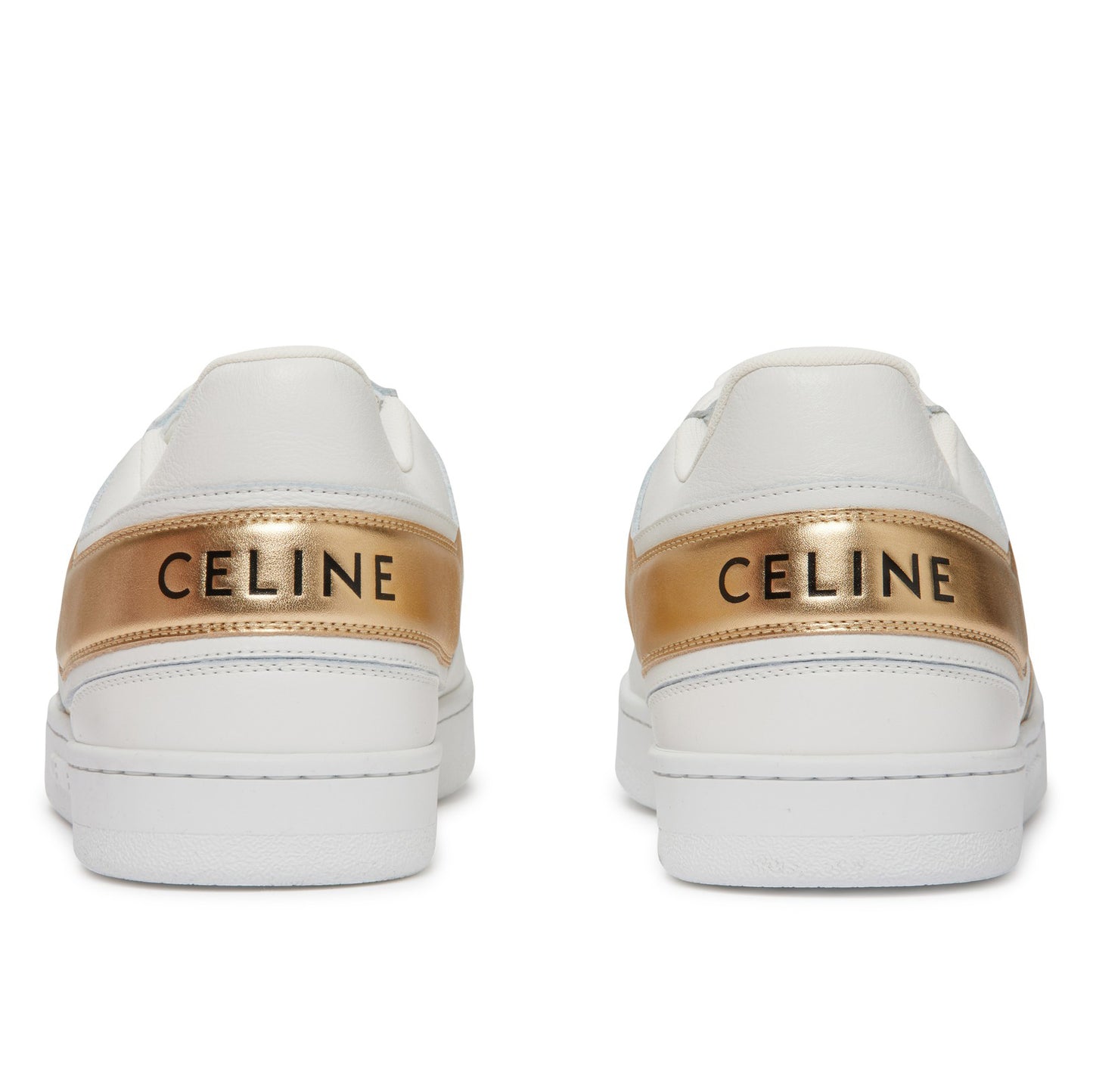 Celine Low Top Sneakers in White and Gold, size 37 (fits like a 38!)