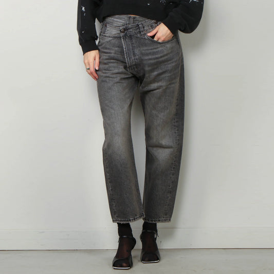 R13 Crossover Jean in "Leyton Black", size 28 (fits like 29)