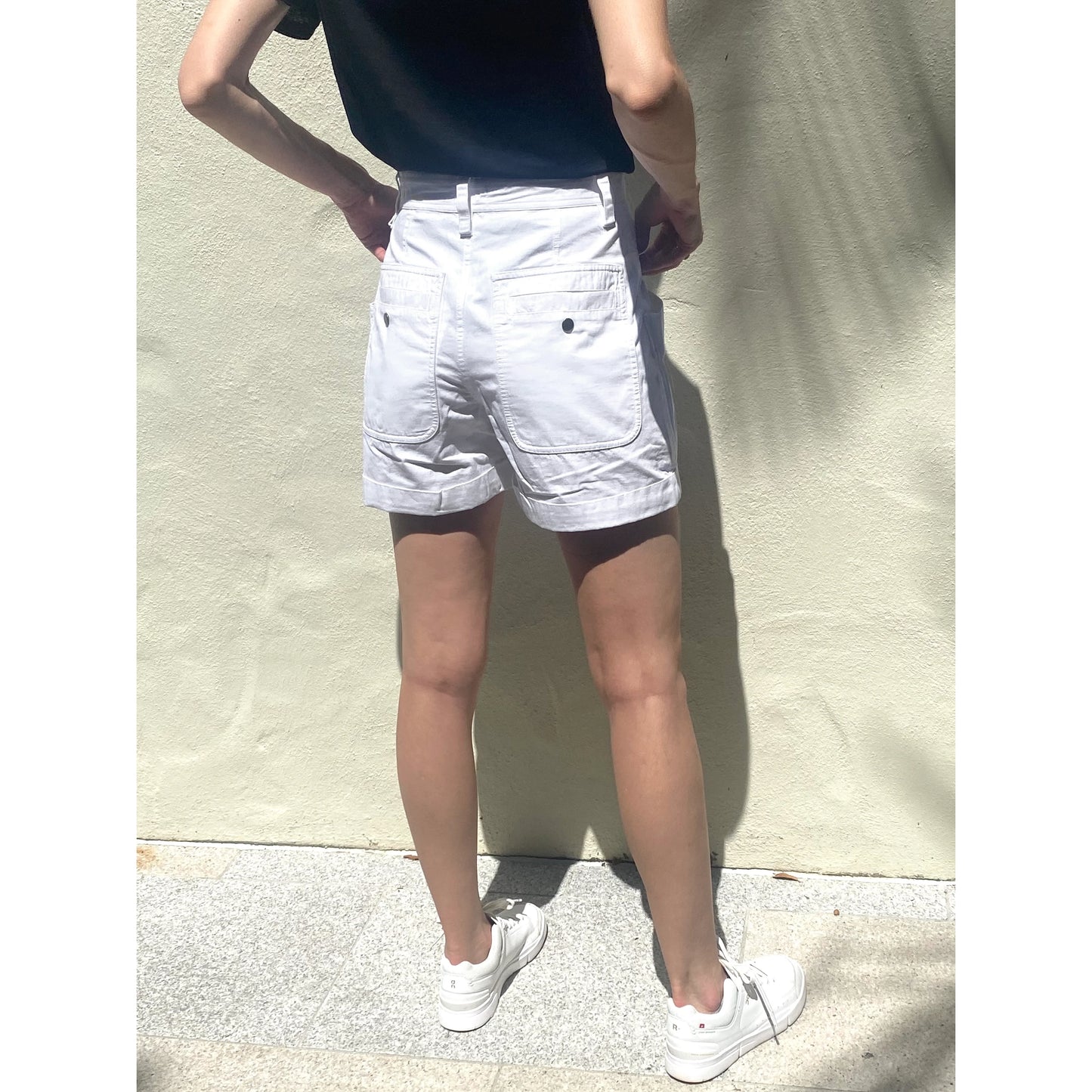 Isabel Marant Etoile "Rachel" Shorts in White, size 36 (size 2/4)