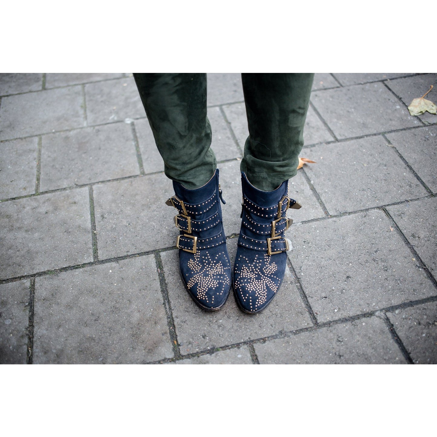 Chloe Susanna Boot in Navy Suede, size 37