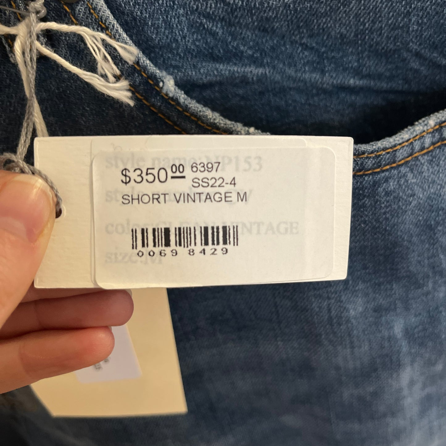 6397 short coupé en « clean vintage », taille medium