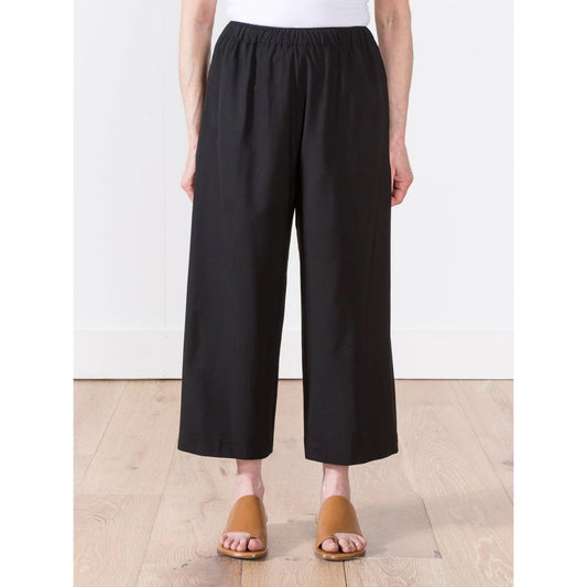 6397 Drawstring Waist Trousers in Black, size Medium