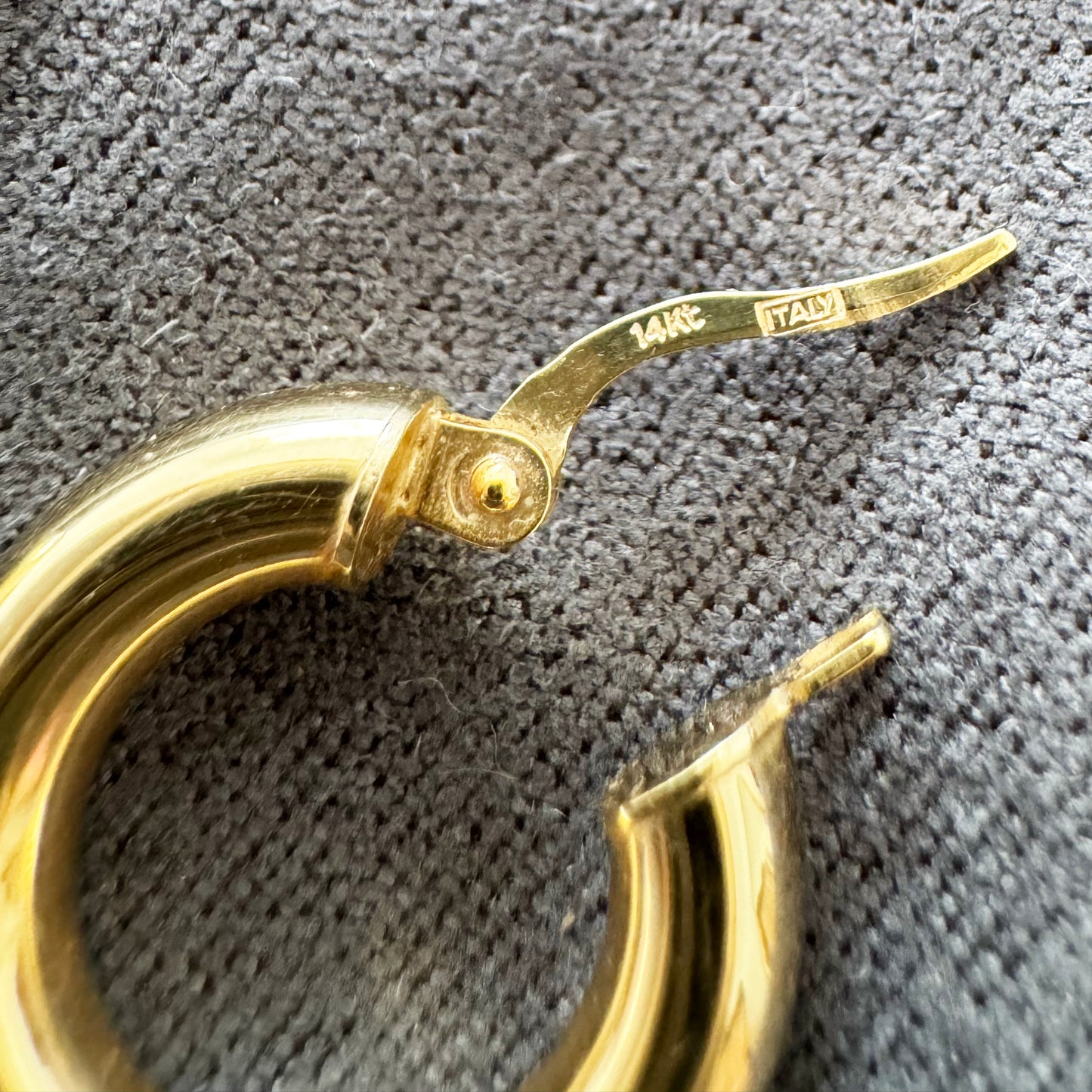 6 the Label 14K Little Gold Hoops