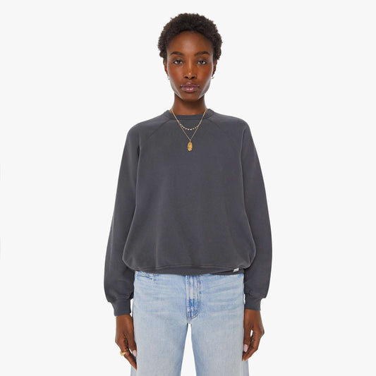 Mother "Biggie Concert" Sweatshirt in Faded Black, size Medium