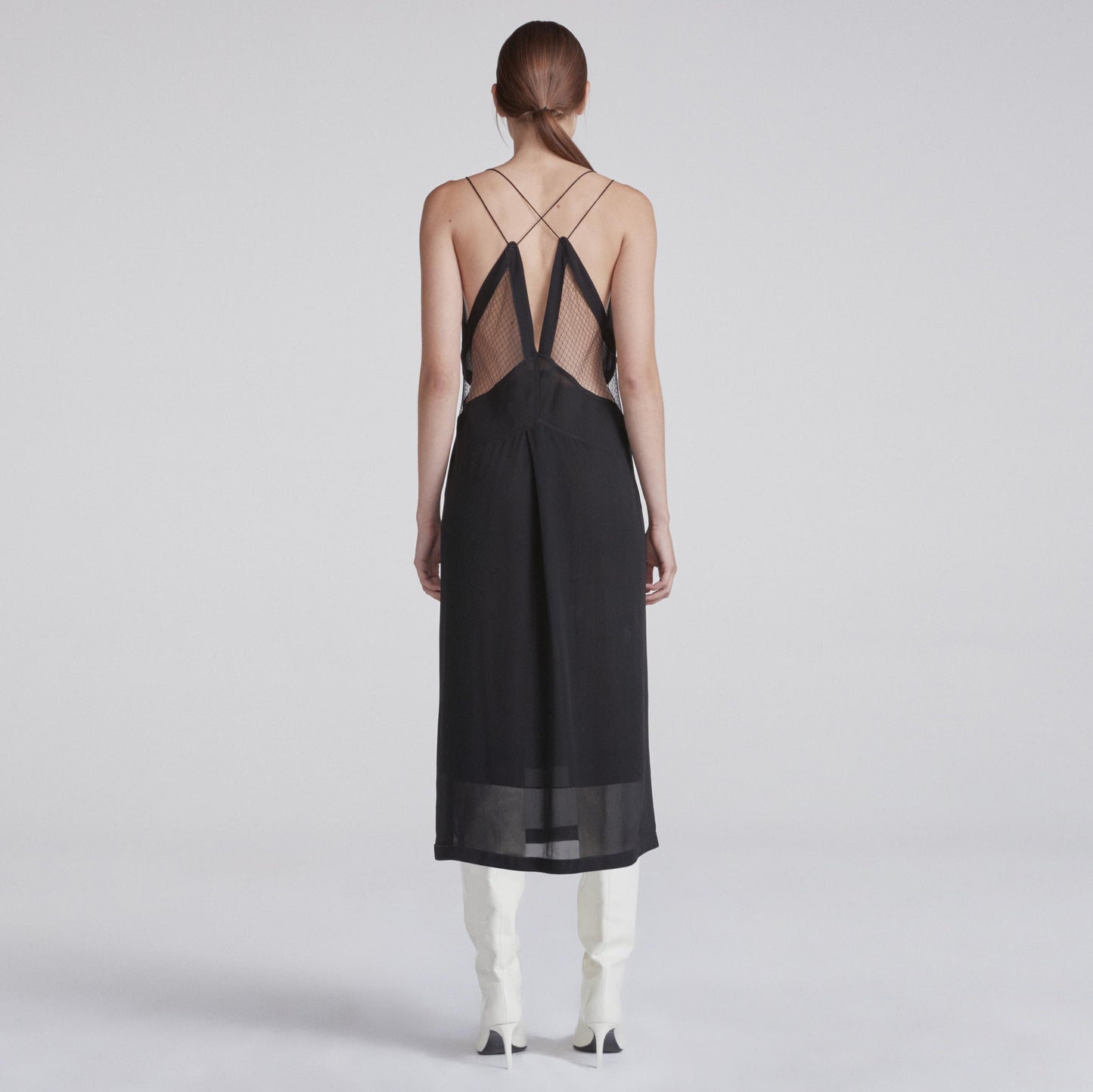 Rag&Bone Black "Anais" Camisole Dress with Open Back, size XS