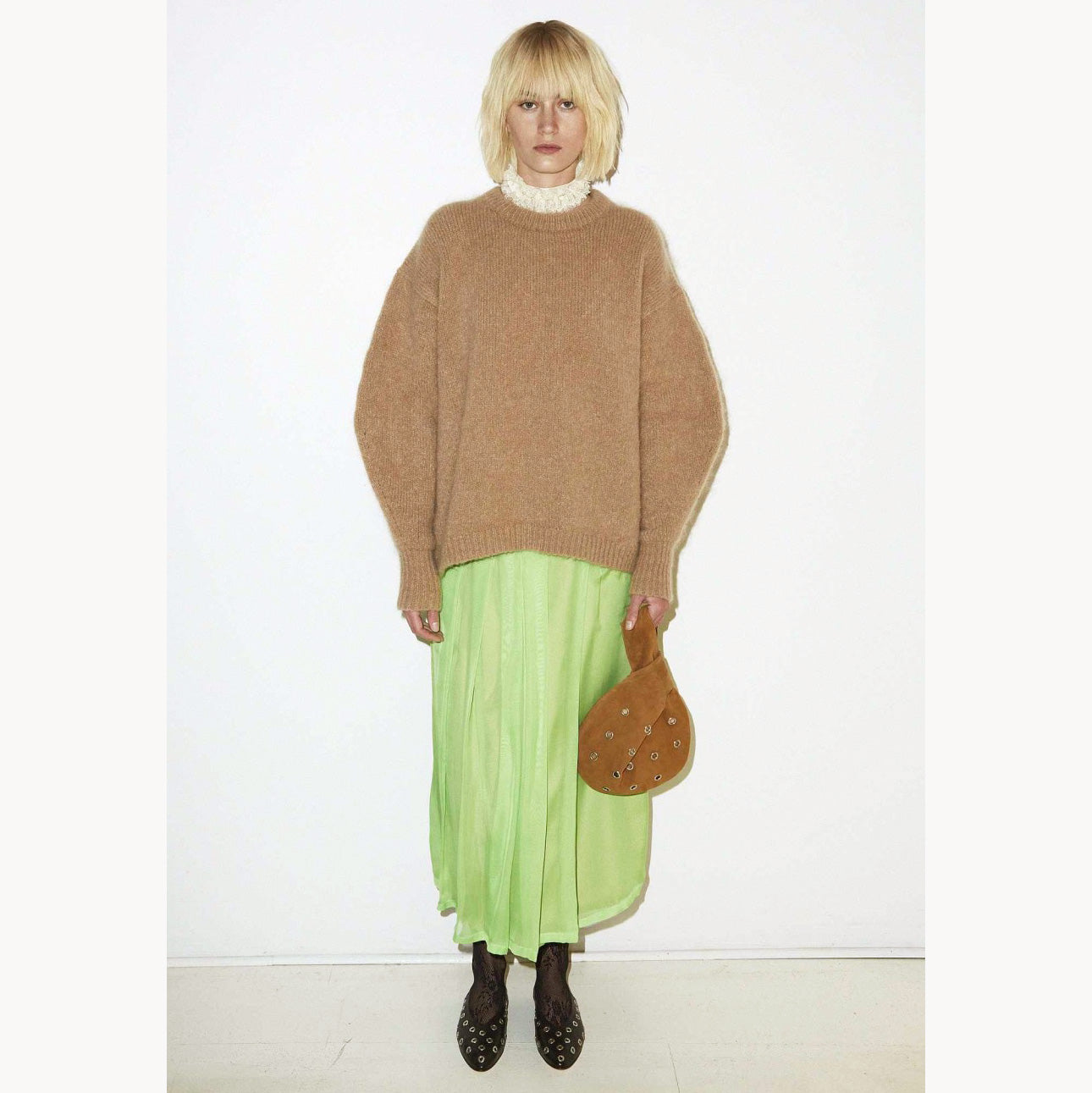 Roseanna "Casting" Mohair Sweater in Camel, size 38 (Fits like M/L)