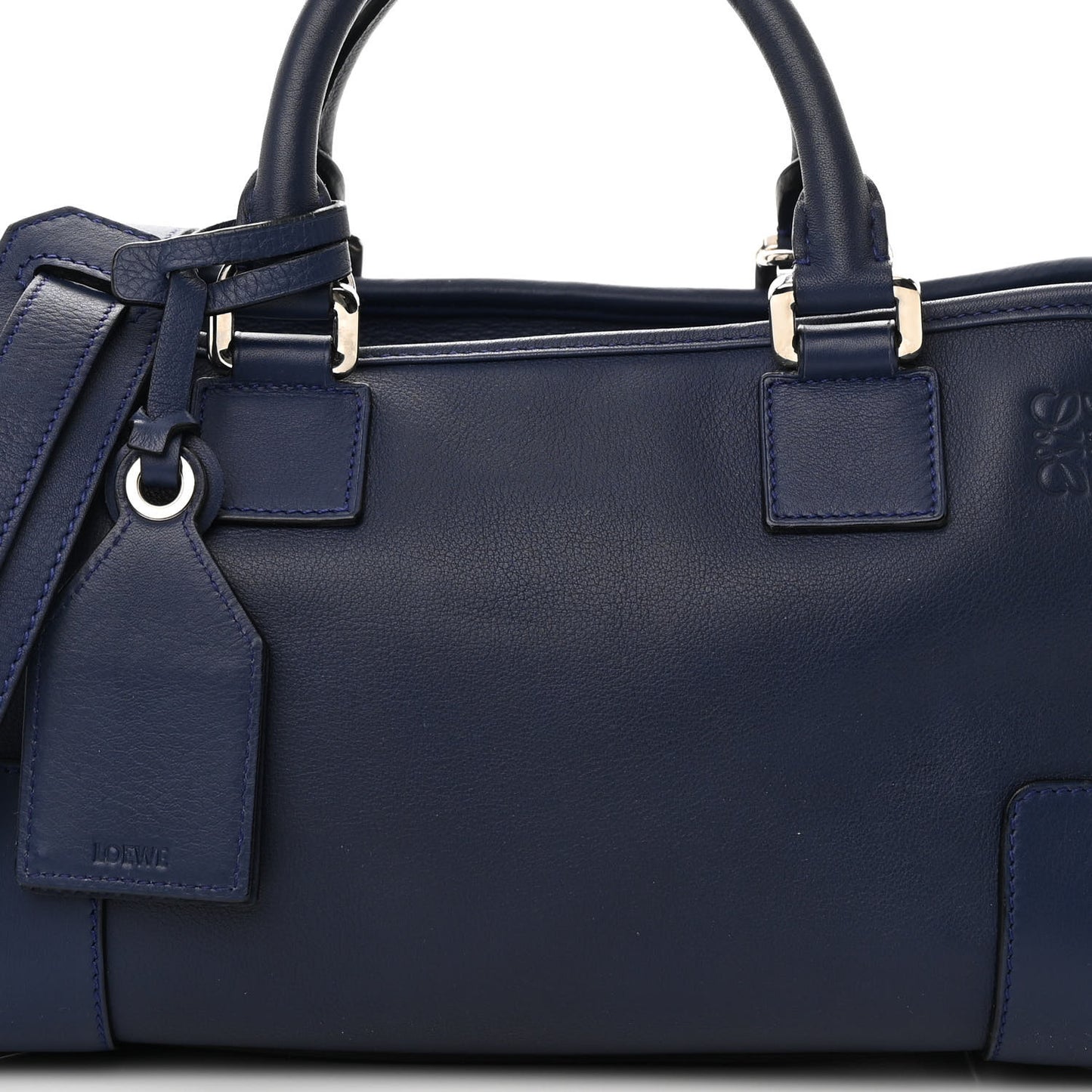 Loewe Amazona 28 Bag in Navy Nappa Calfskin