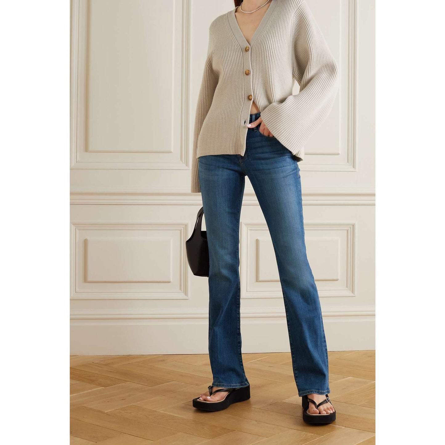 Frame "Le Mini Boot" Jean in "Poe", size 25
