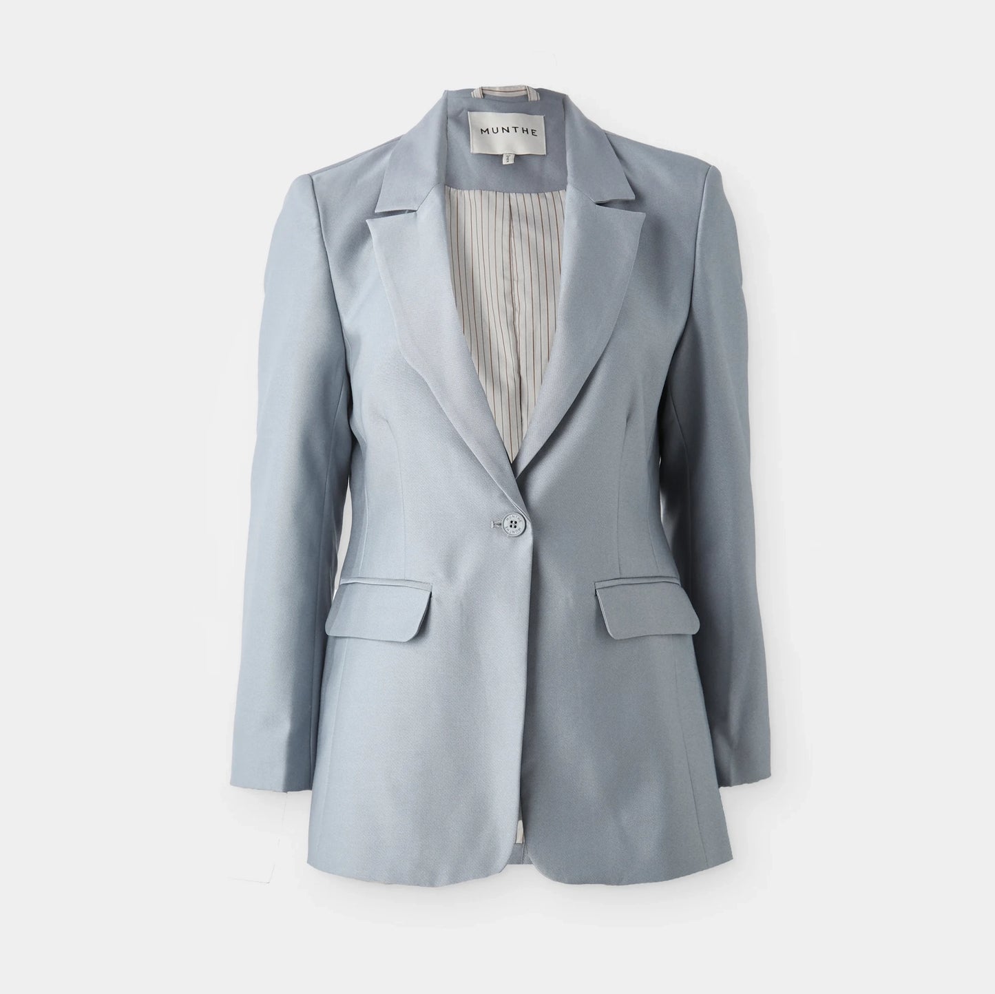 Munthe "Rillo" Blazer in Blue/Grey, size 36 (fits size 4 US)