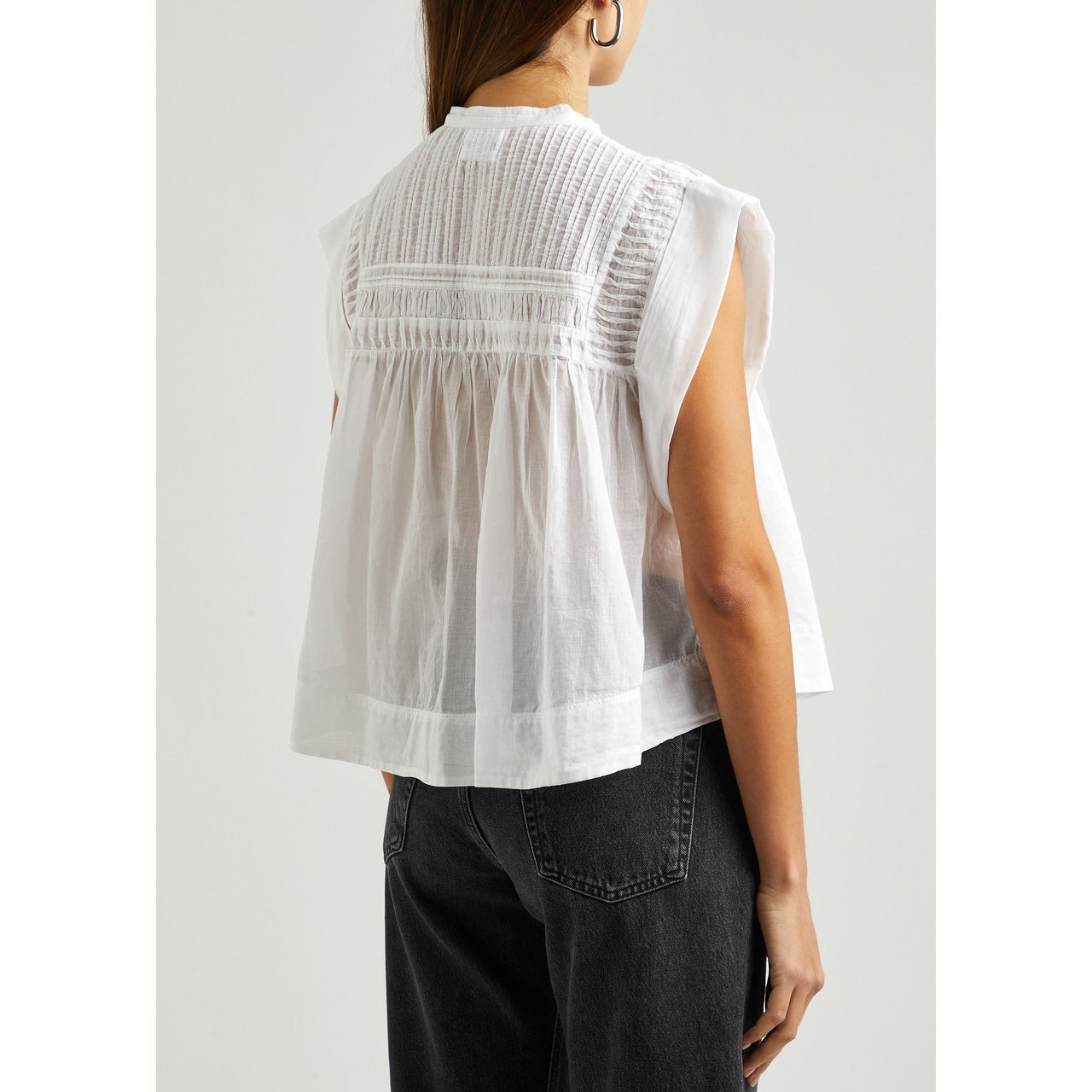 Isabel Marant Etoile "Leaza" Top in White, size 36