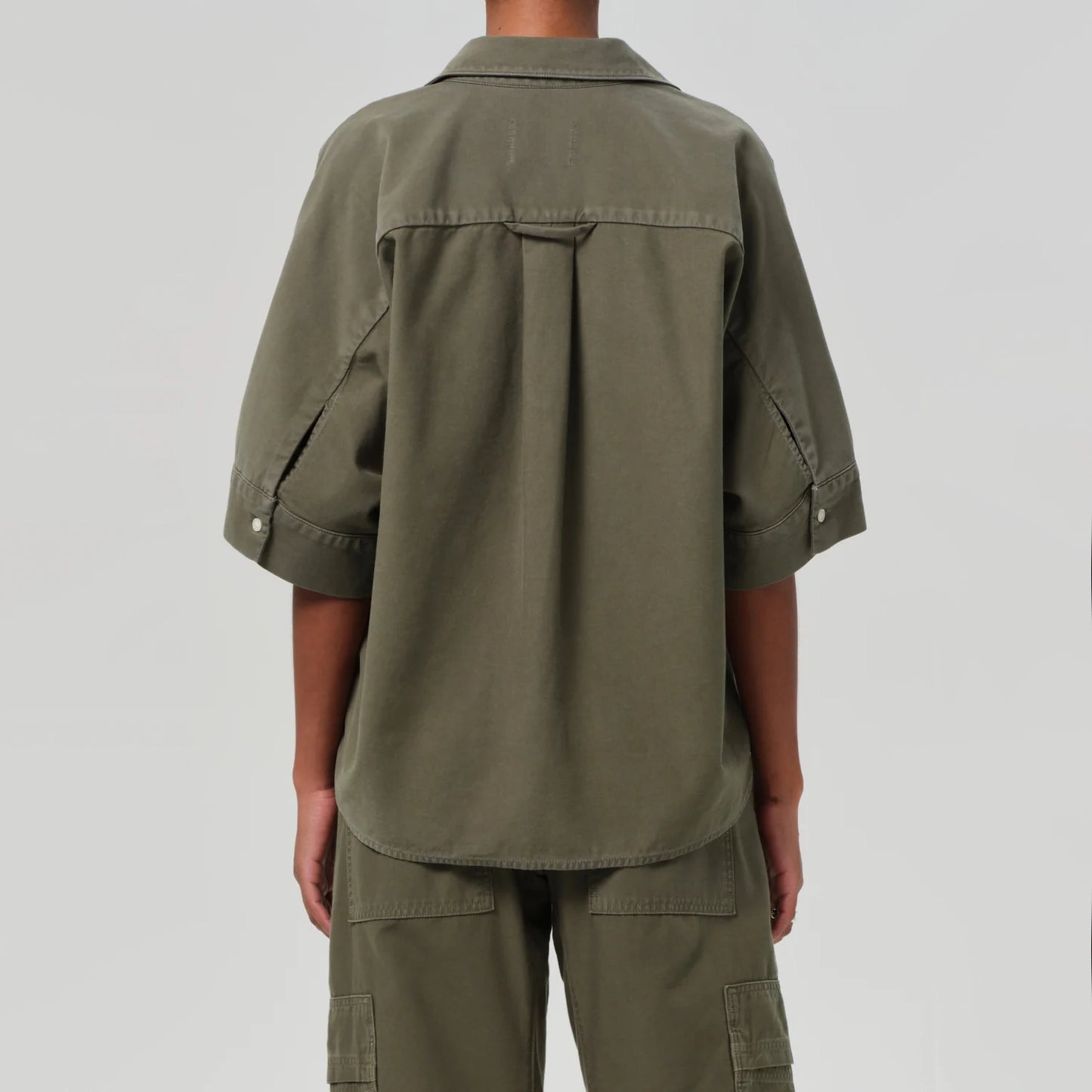 Citizens of Humanity "Claire" Origami Shirt In Dogwood, size Small