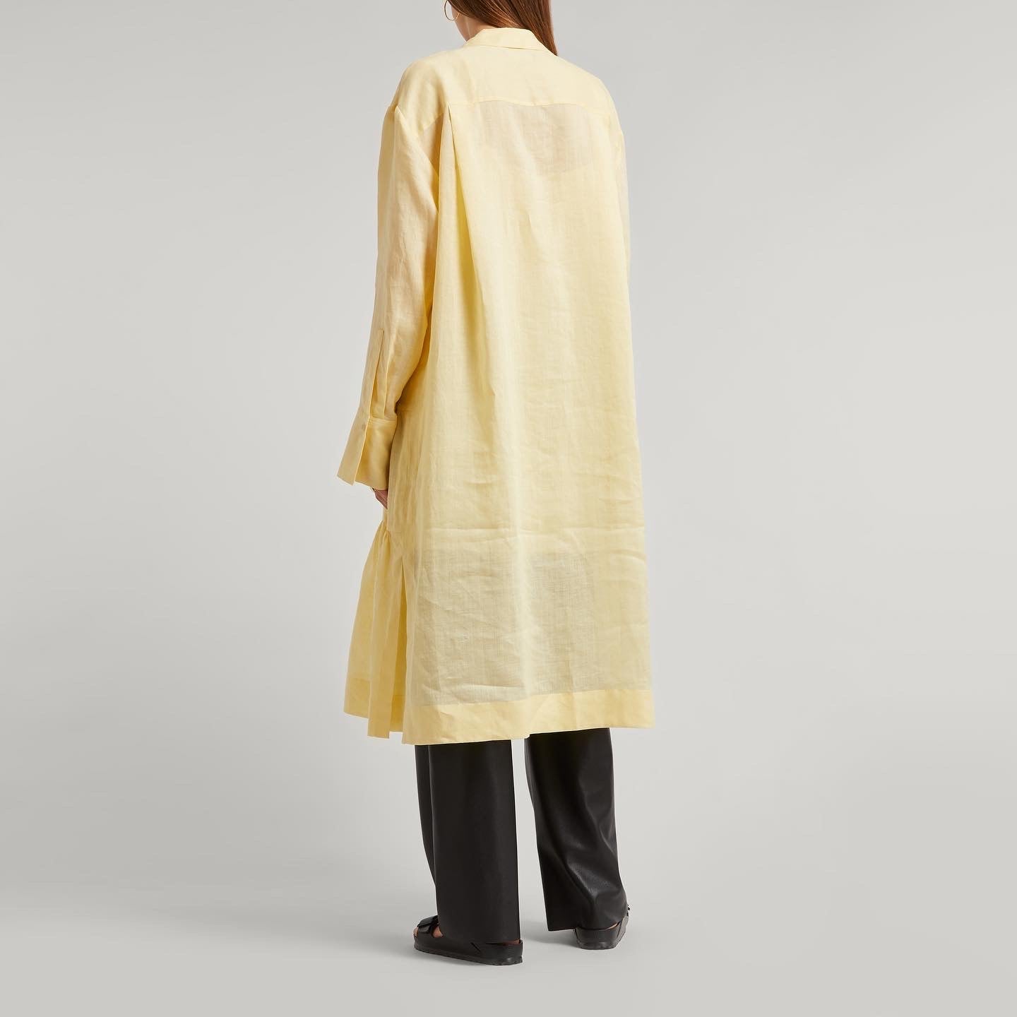 Robe Joseph Pale Yellow Ramie « Dan », taille 34 (convient comme taille 2)