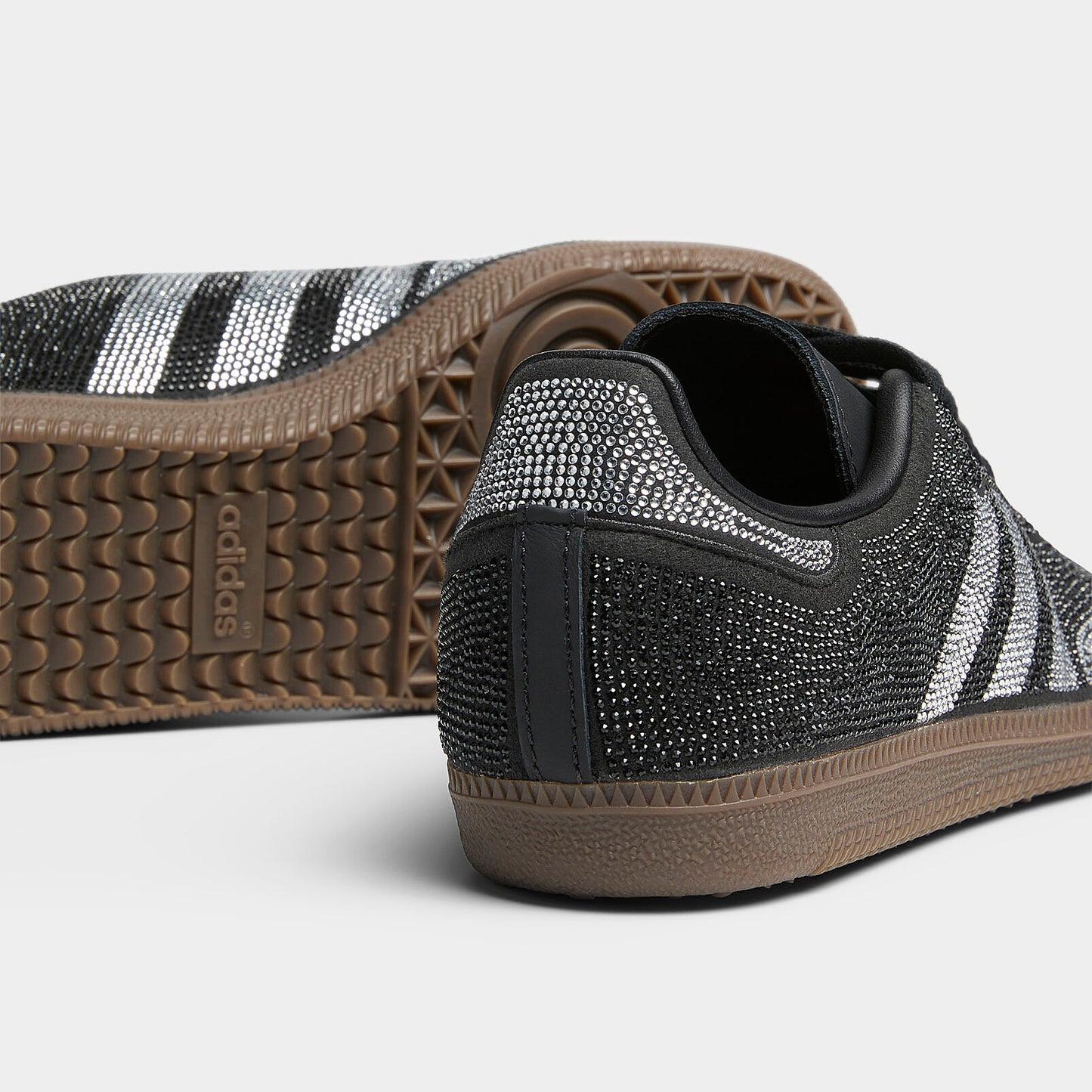 Adidas Samba OG Rhinestone Sneaker in Black, size 7 (fits 7.5)