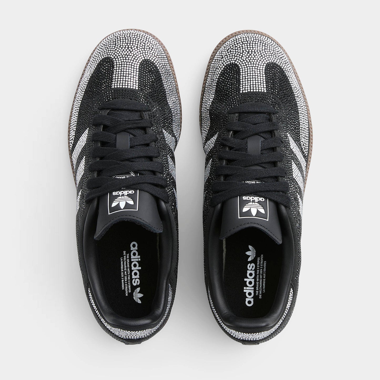 Adidas Samba OG Rhinestone Sneaker in Black, size 7 (fits 7.5)