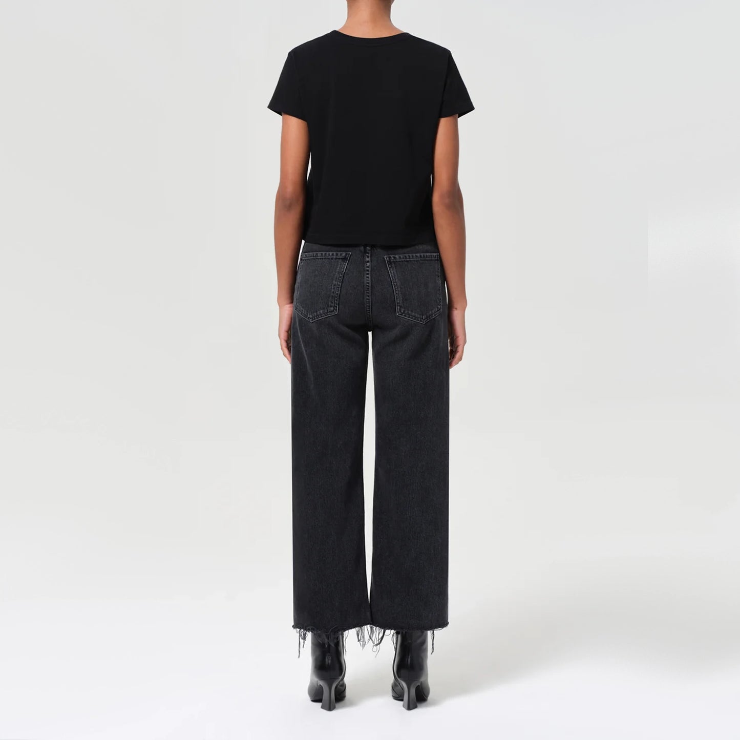 AGOLDE "Ren" Jean in "Arcane" Black, size 26