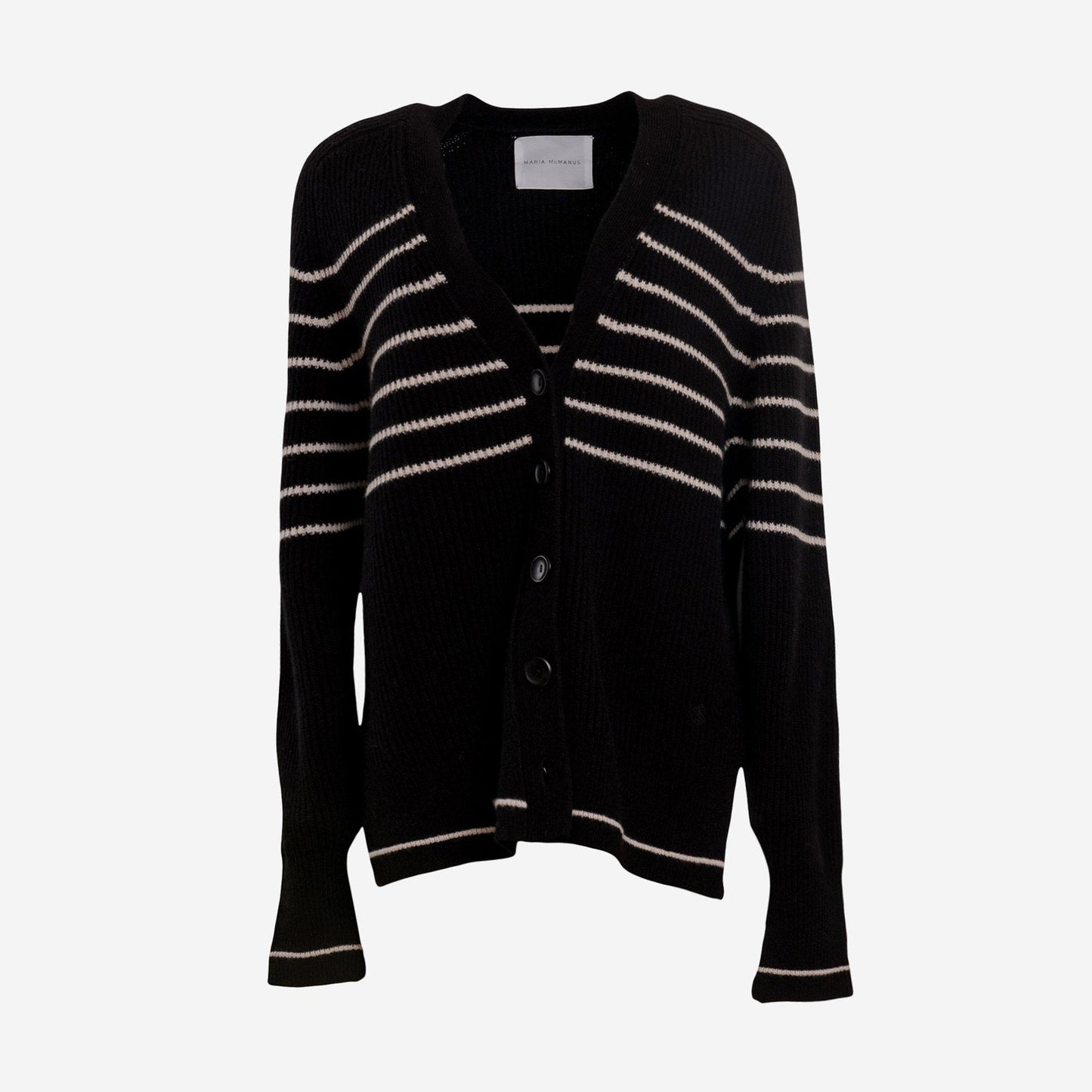 Maria McManus Striped Cape Fishermans Cardigan, size Small