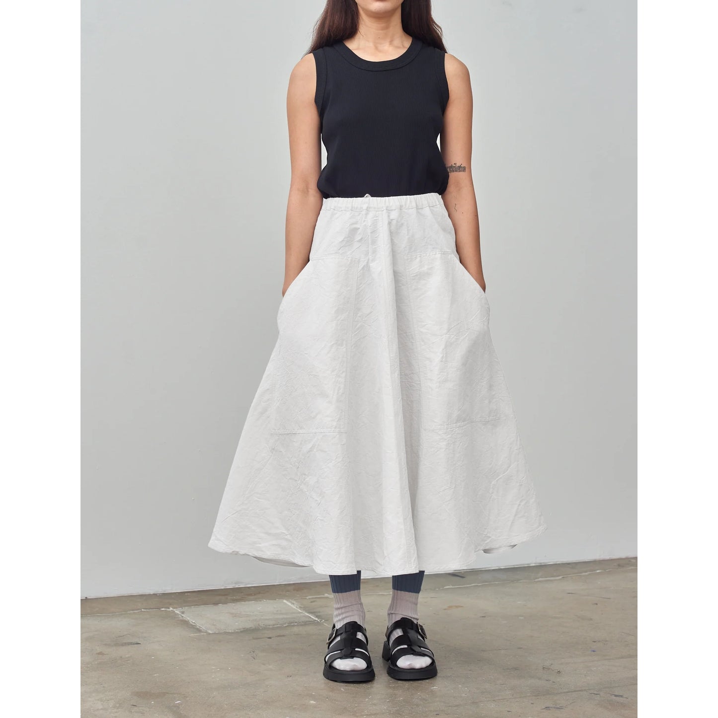 Sofie D'Hoore "Scout" Skirt in Off White, size 38 (fits like a size 4/6)