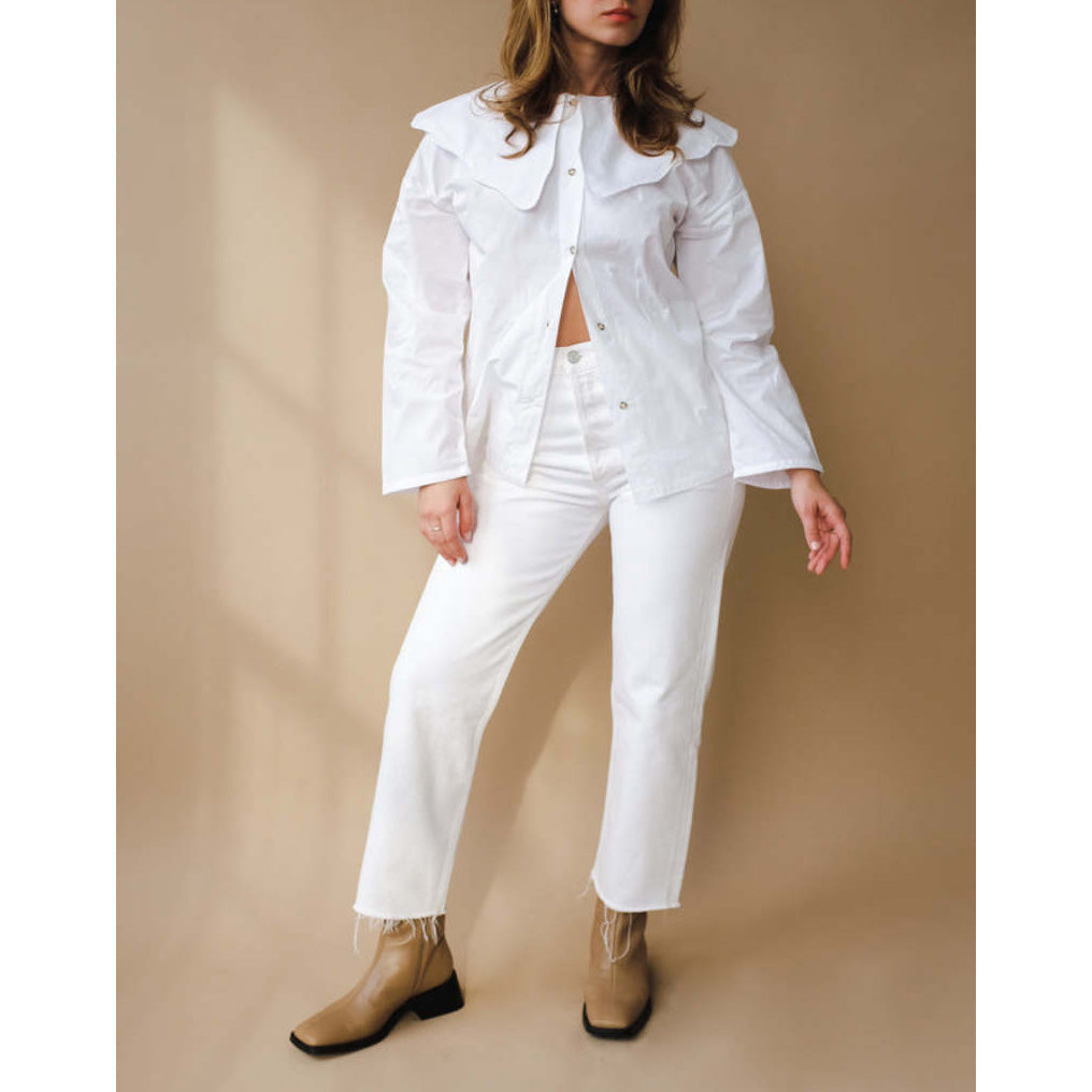 AGOLDE "90s Crop" Jean in "Element" White, size 29