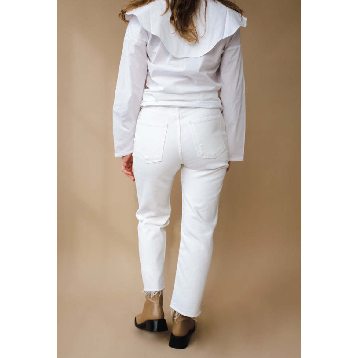 AGOLDE "90s Crop" Jean in "Element" White, size 29