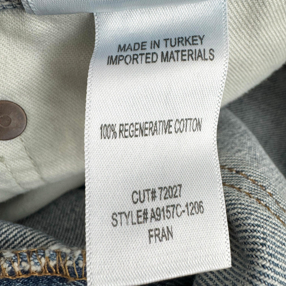 AGOLDE "Fran" Jeans in "Intervention", size 31
