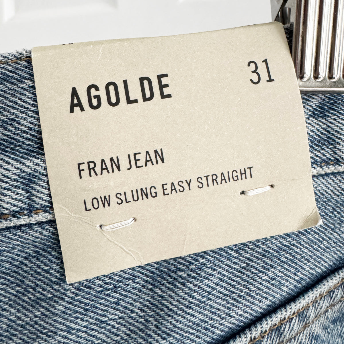 AGOLDE "Fran" Jeans in "Intervention", size 31