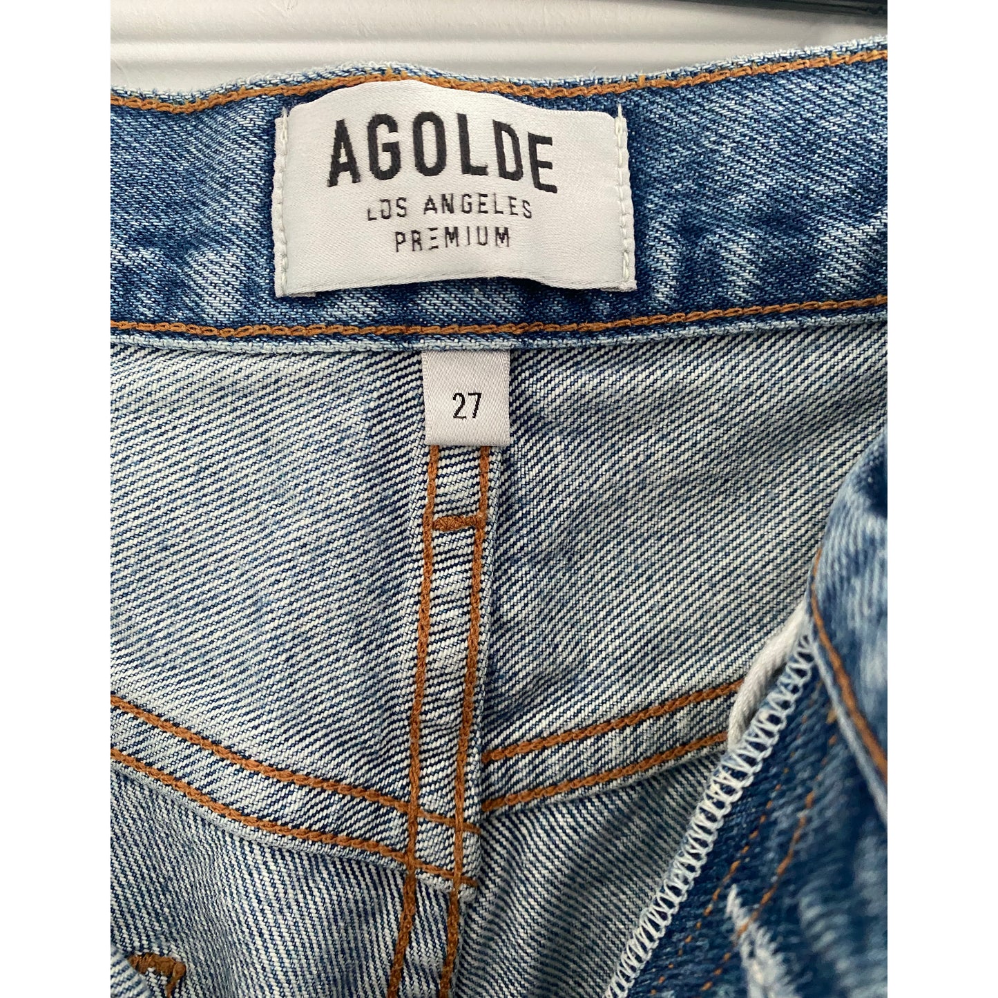 AGOLDE 90's Denim Shorts in "Runabout", size 27