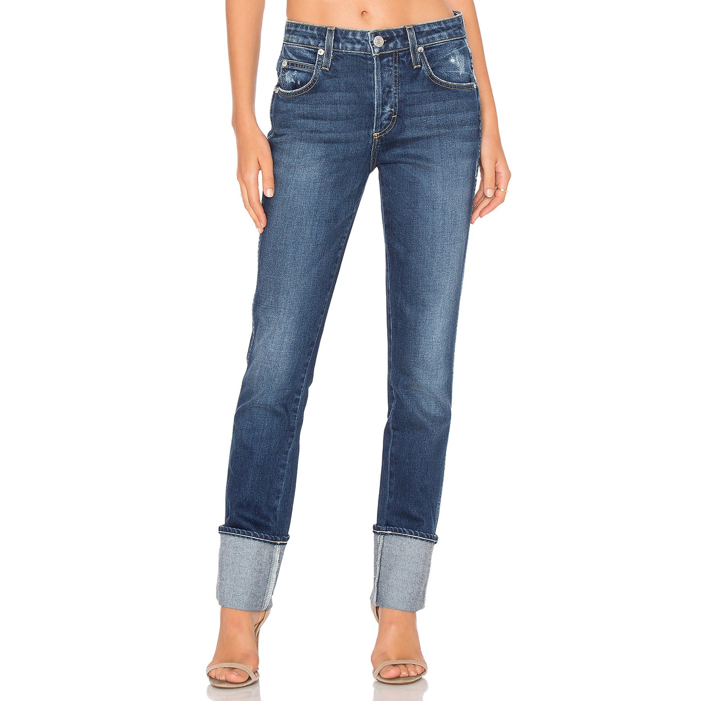 AMO “Darlin” skinny jean in “sweetheart” blue, size 27