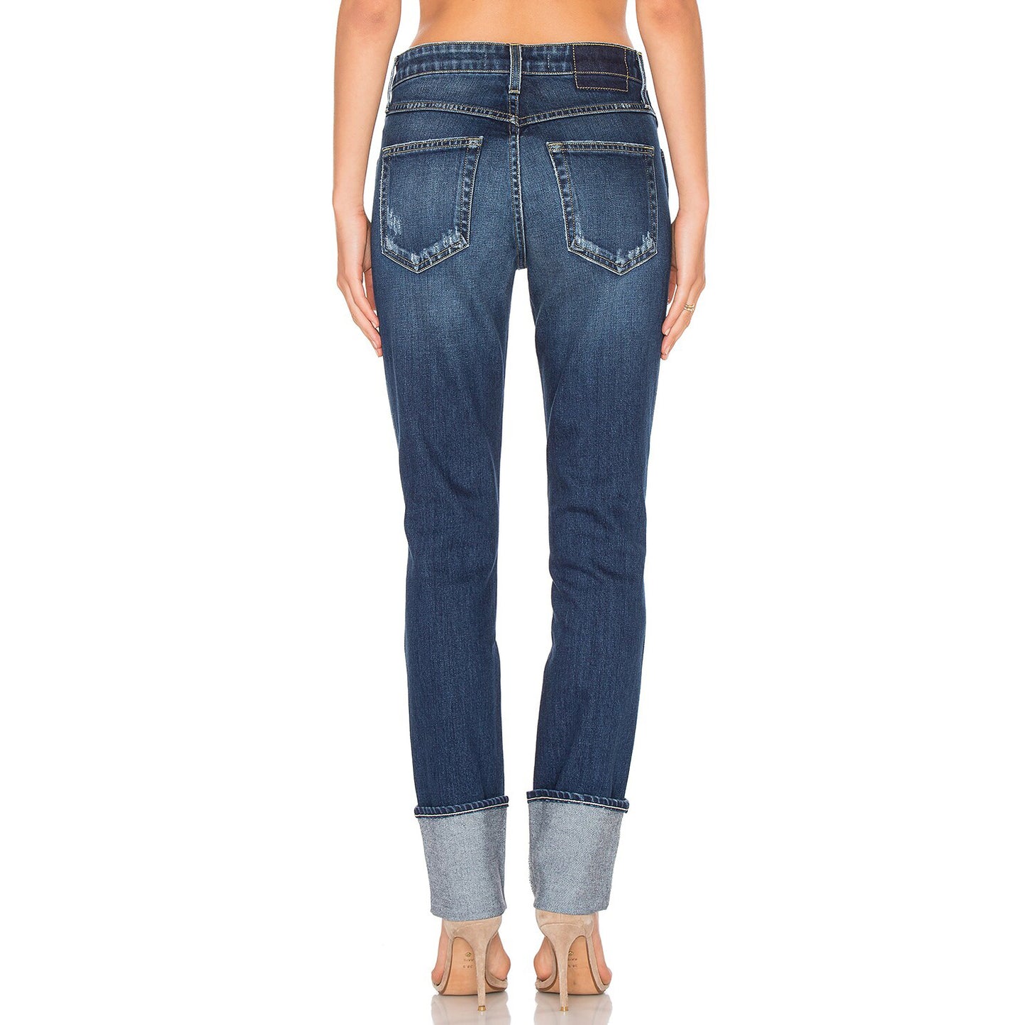 AMO “Darlin” skinny jean in “sweetheart” blue, size 27