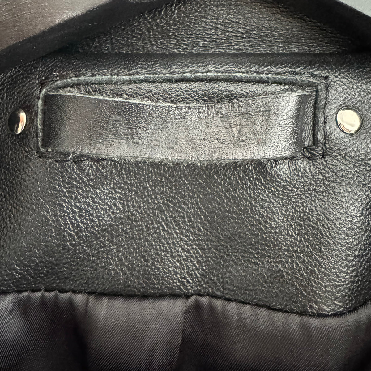 AMW Leather Moto Jacket in Black, size XL (fits like Medium!)