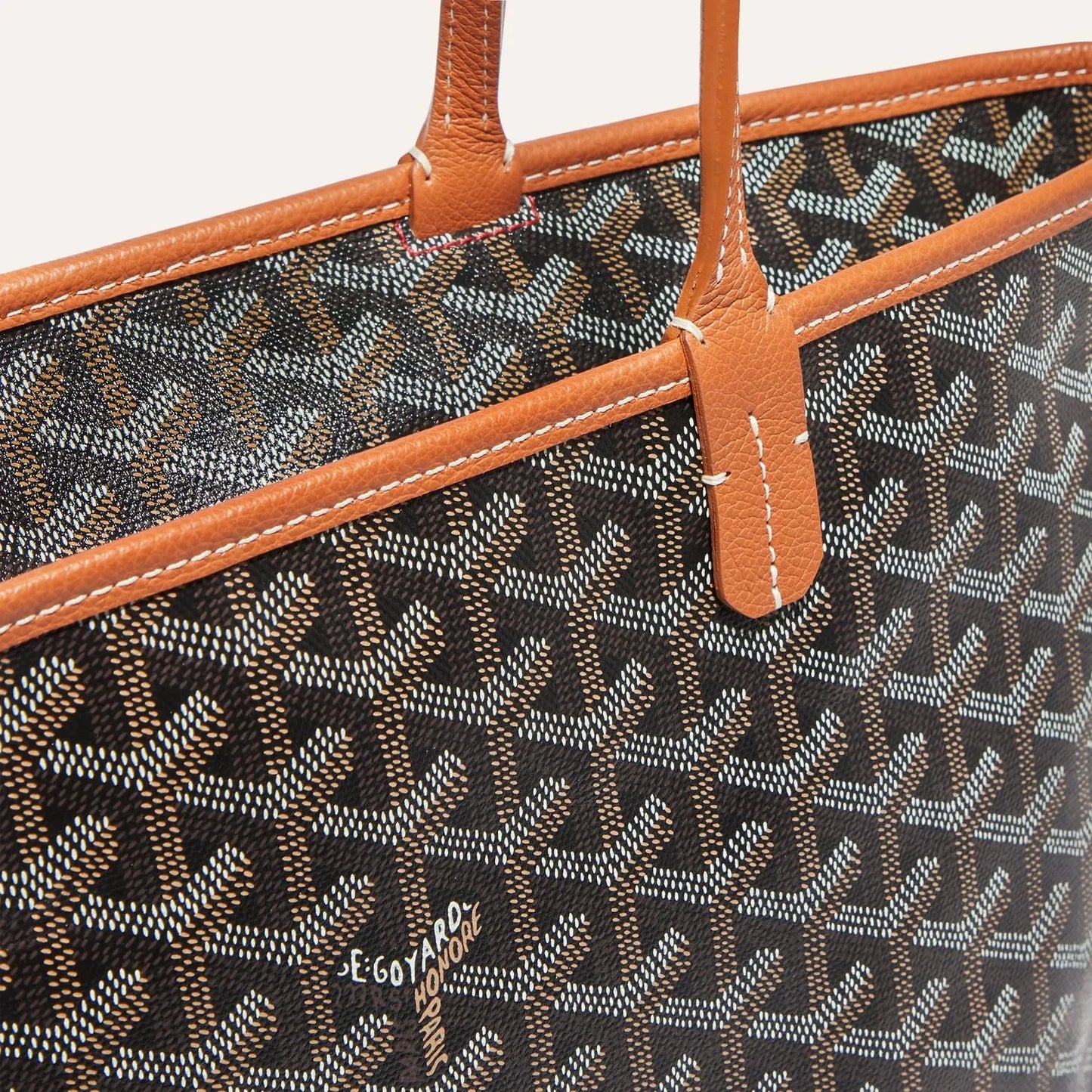 Sac fourre-tout Goyard "Artois" en bleu marine (taille MM)