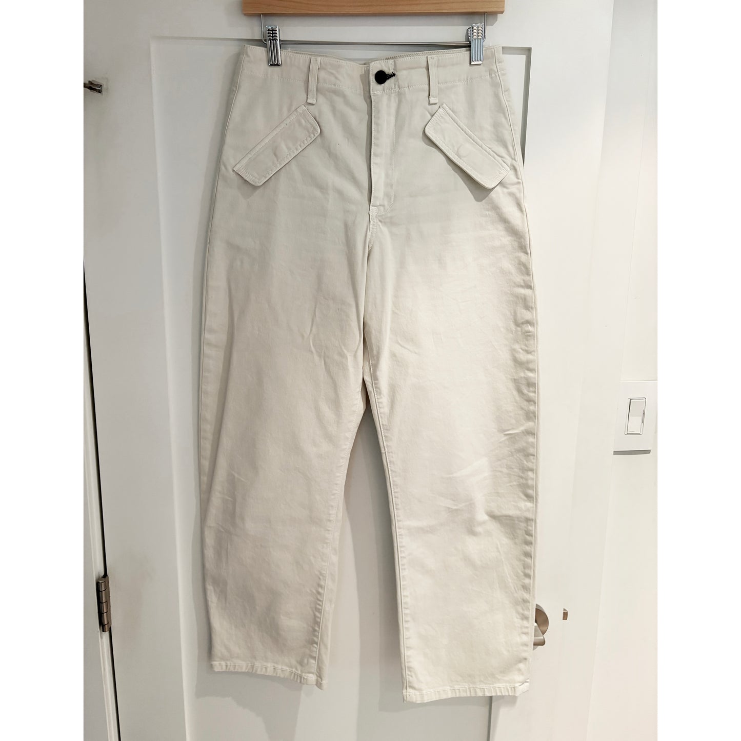 ASKKNY "Luda" Cargo Pant in Sand, size 24 (fits 25)