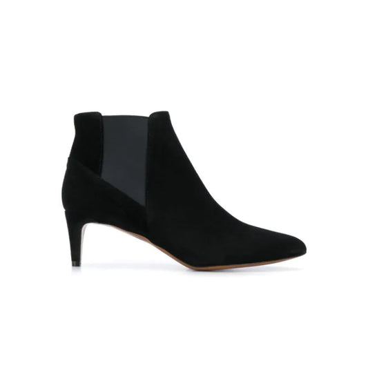 ATP Atelier "Cynara" 65mm Suede Ankle Boot in Black, size 37