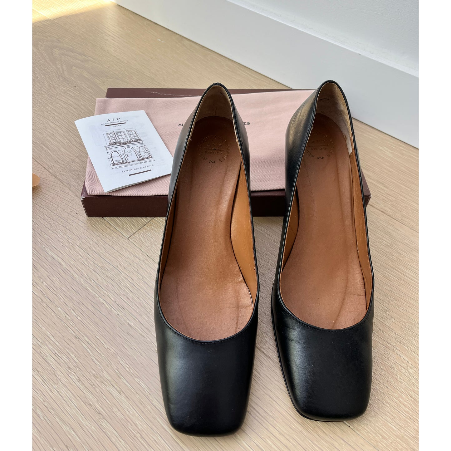 ATP Atelier Black Pumps, size 40