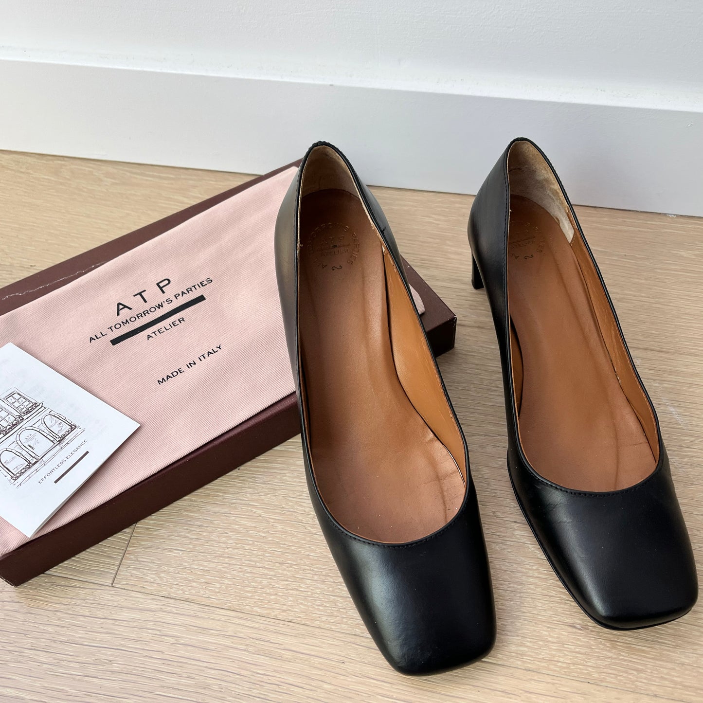 ATP Atelier Black Pumps, size 40