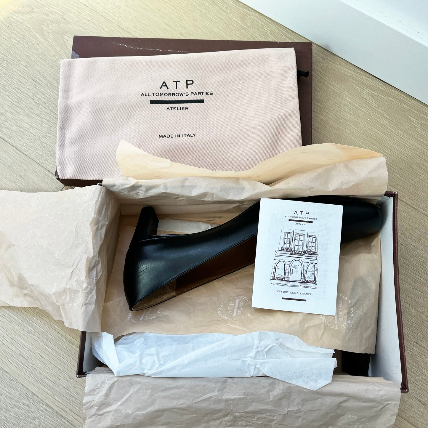 ATP Atelier Black Pumps, size 40